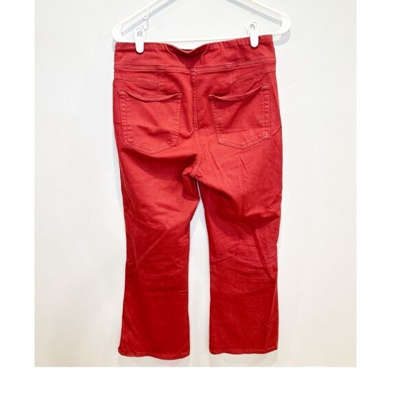 Free people in my feelings mid rise crop boot pants red - Picture 4 of 5